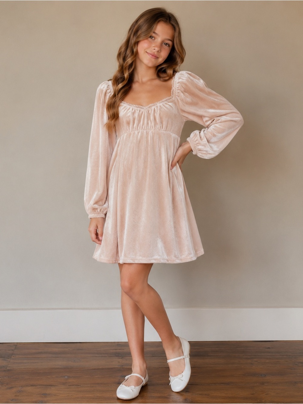 Gap kids velve dress